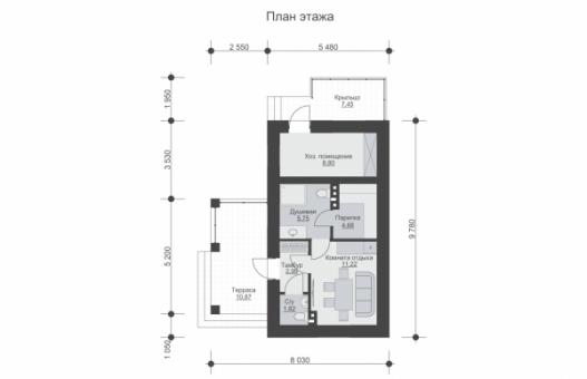 Эскизный проект банного комплекса